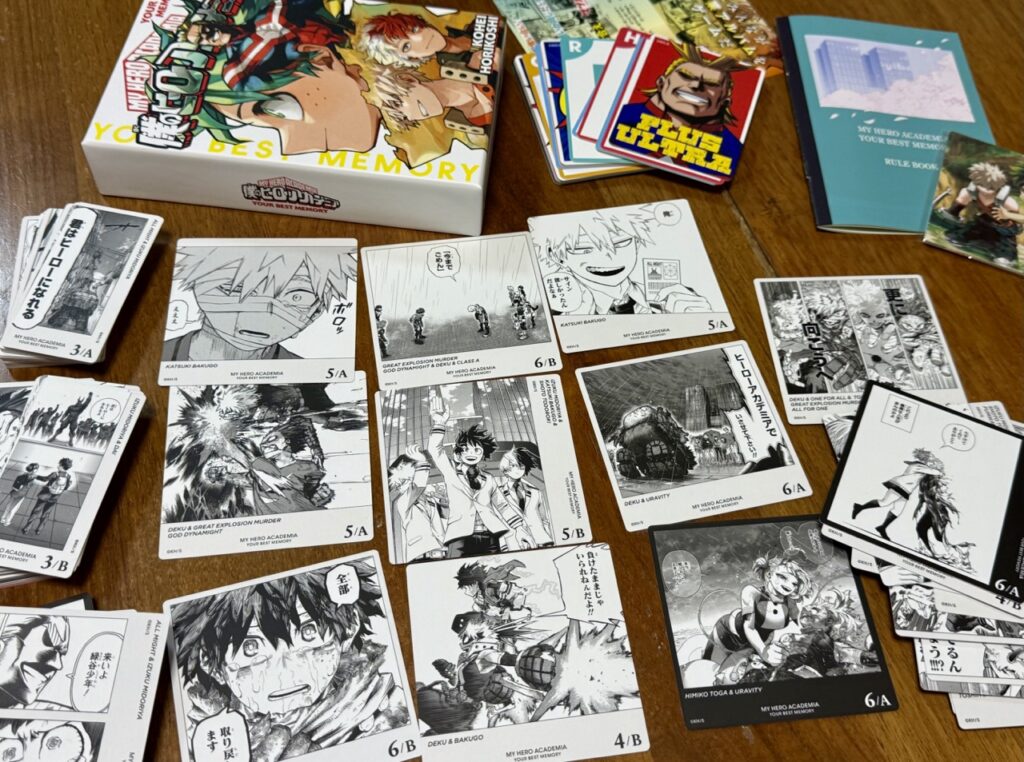ヒロアカのボードゲーム【僕のヒーローアカデミア YOUR BEST MEMORY 